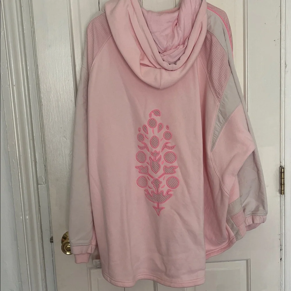 Free people racing stripes hoodie size medium oversized  NWT READ DESCRIPTION - Picture 4 of 10